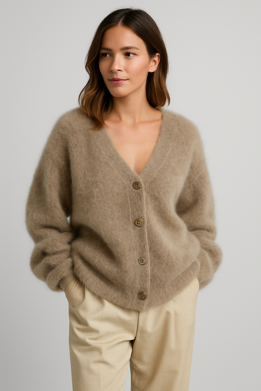 Elara | Fuzzy Cardigan