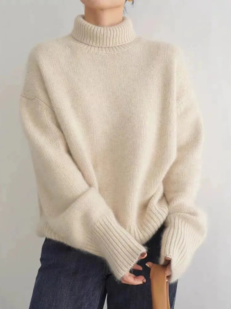 Elara | Turtleneck Sweater 100% Cashmere