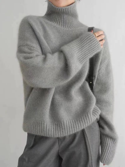 Elara | Turtleneck Sweater 100% Cashmere