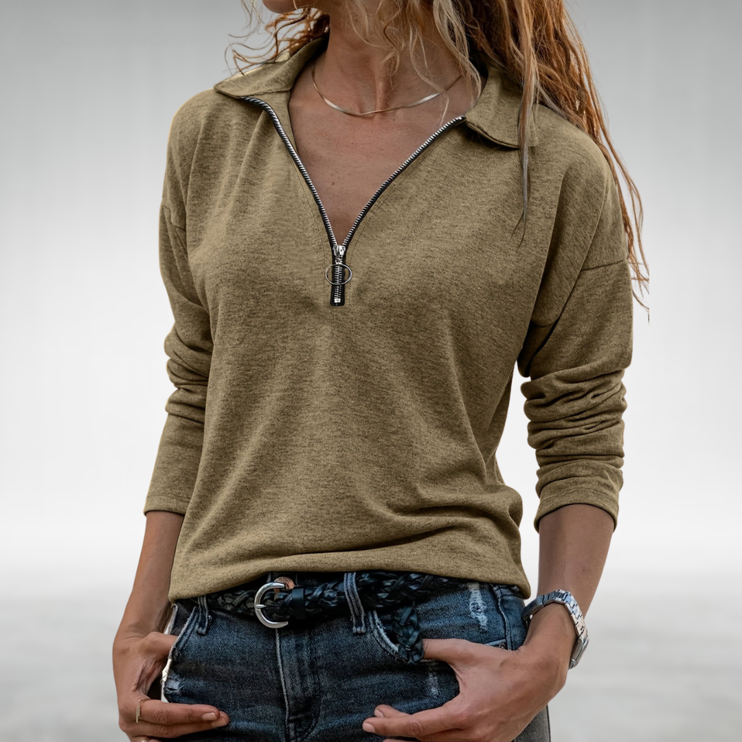 Elodie | Half-Zip Pullover