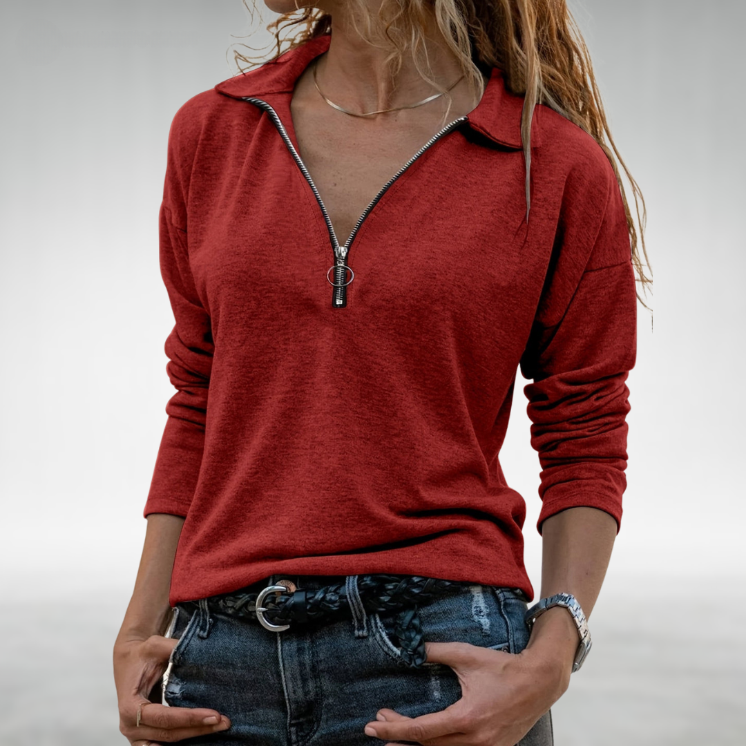 Elodie | Half-Zip Pullover