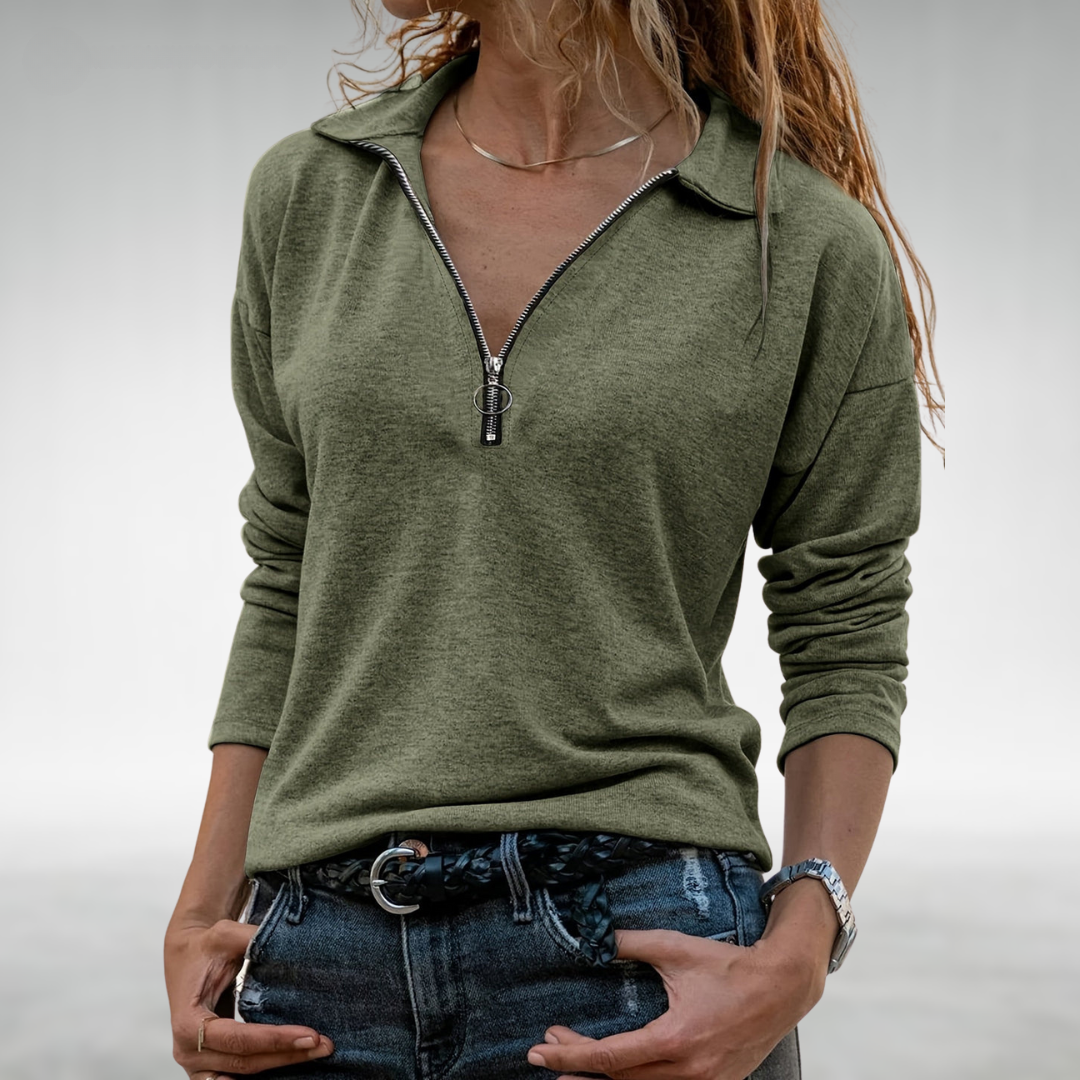 Elodie | Half-Zip Pullover