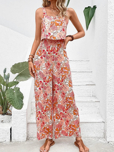 Flora | Wide-Leg Floral Jumpsuit