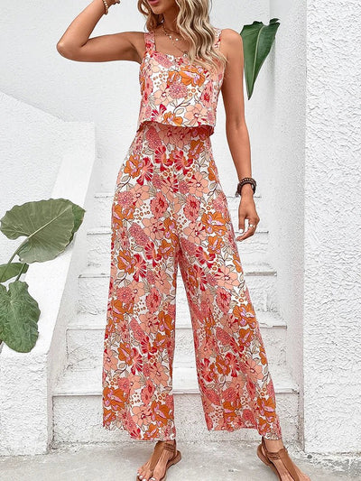 Flora | Wide-Leg Floral Jumpsuit