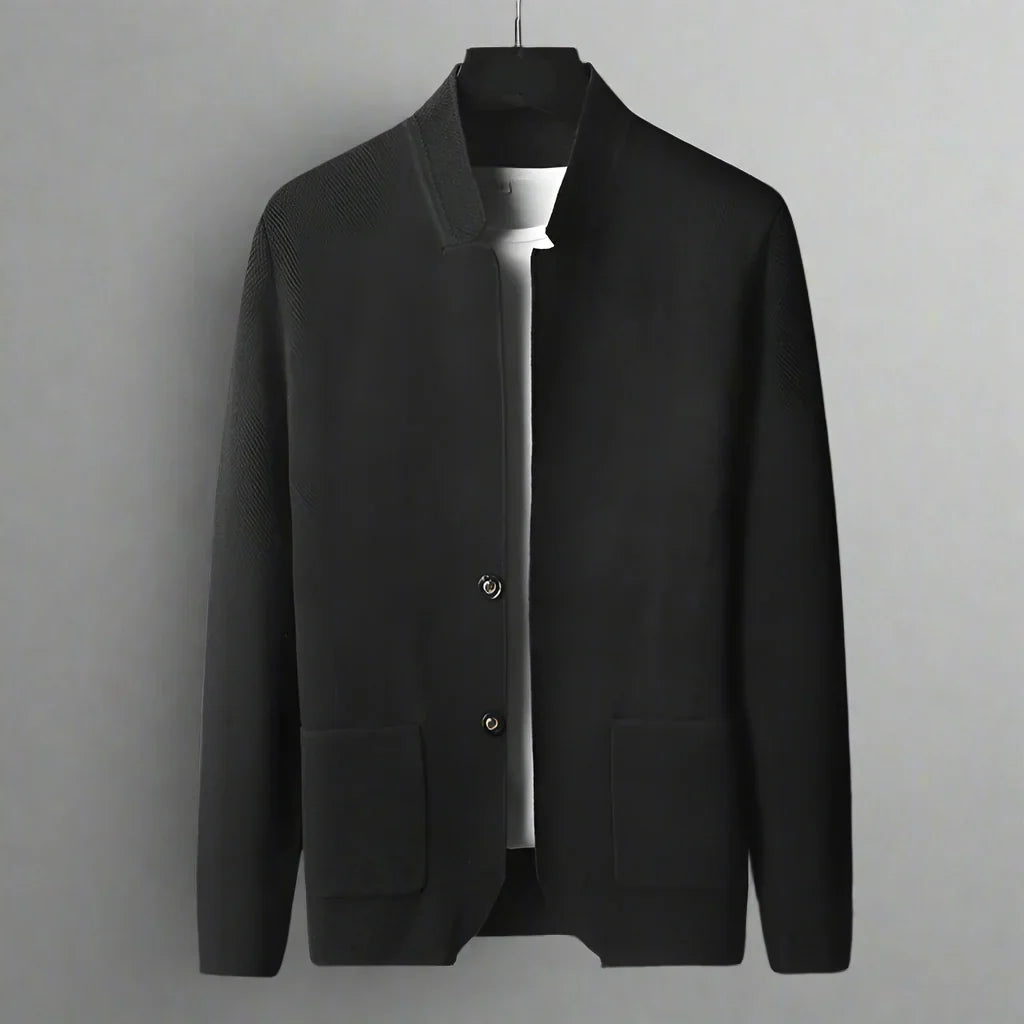 Hugo | Mandarin Collar Cardigan