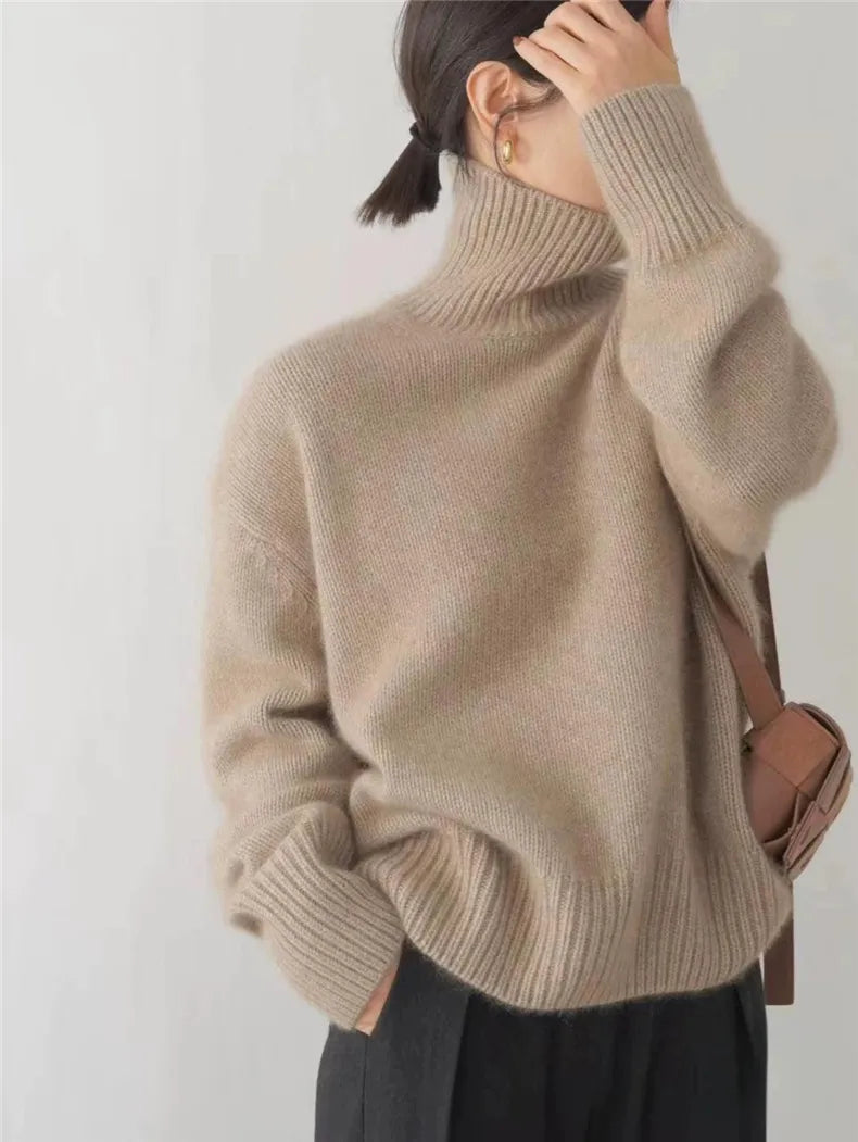 Elara | Turtleneck Sweater 100% Cashmere