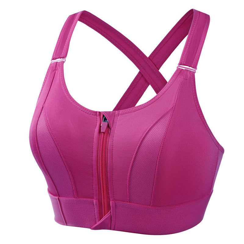 Arden | Front-Zip Support Sports Bra
