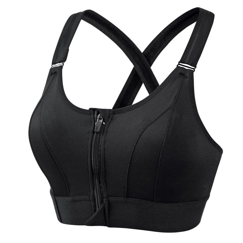 Arden | Front-Zip Support Sports Bra