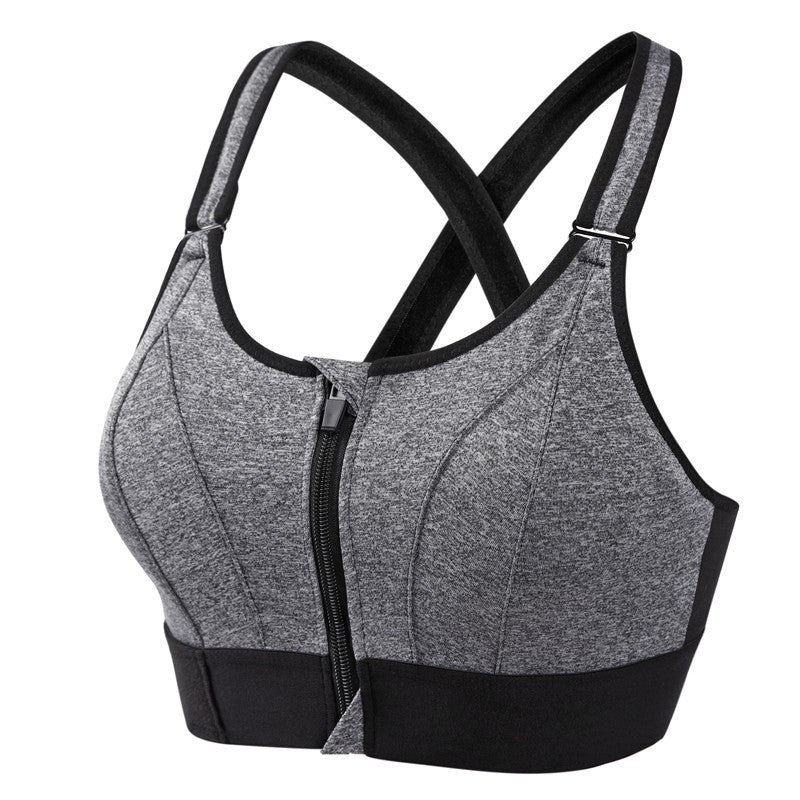 Arden | Front-Zip Support Sports Bra