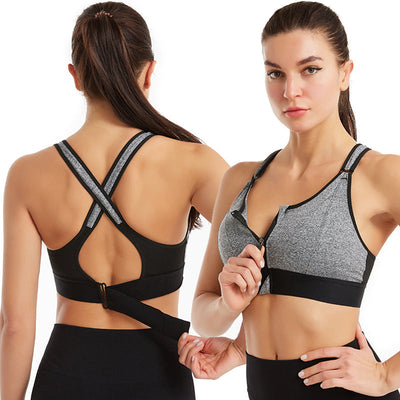 Arden | Front-Zip Support Sports Bra
