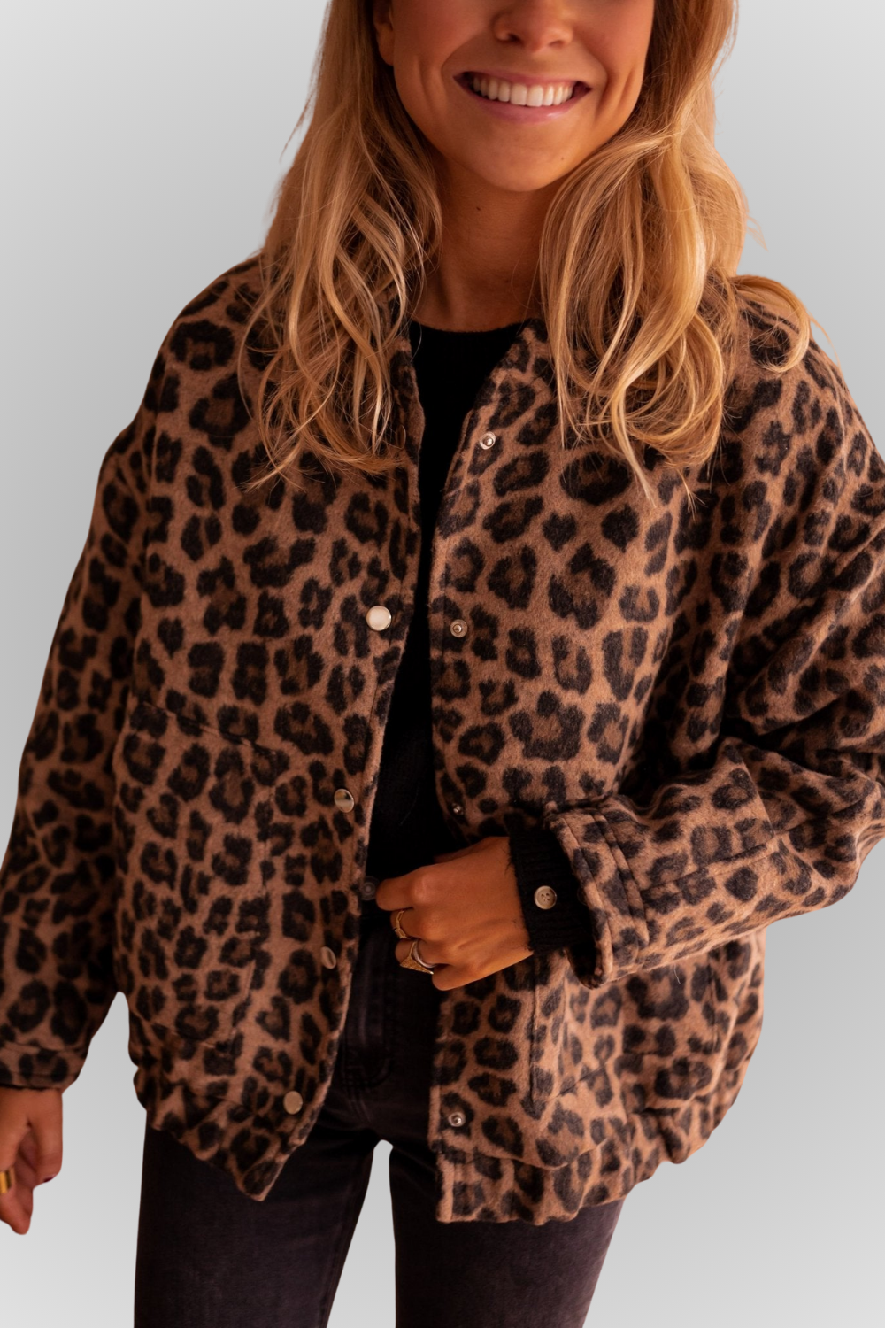 Luna | Leopard Print Jacket
