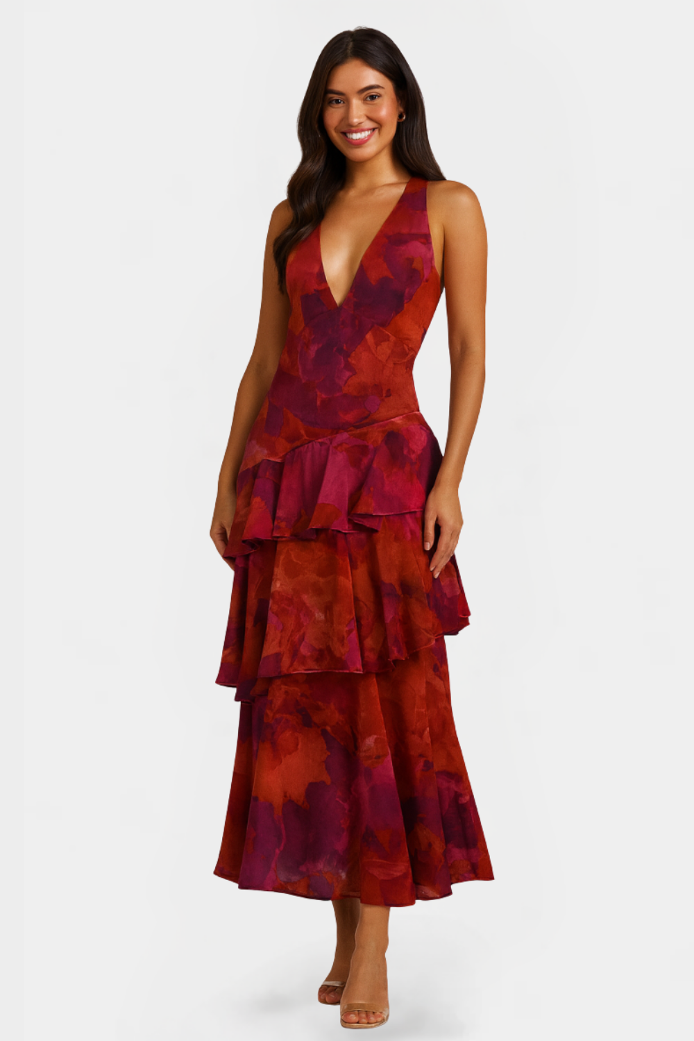 Serena | Tiered Maxi Dress