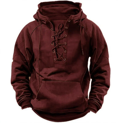Rowan | Heavyweight Lace-Up Hoodie
