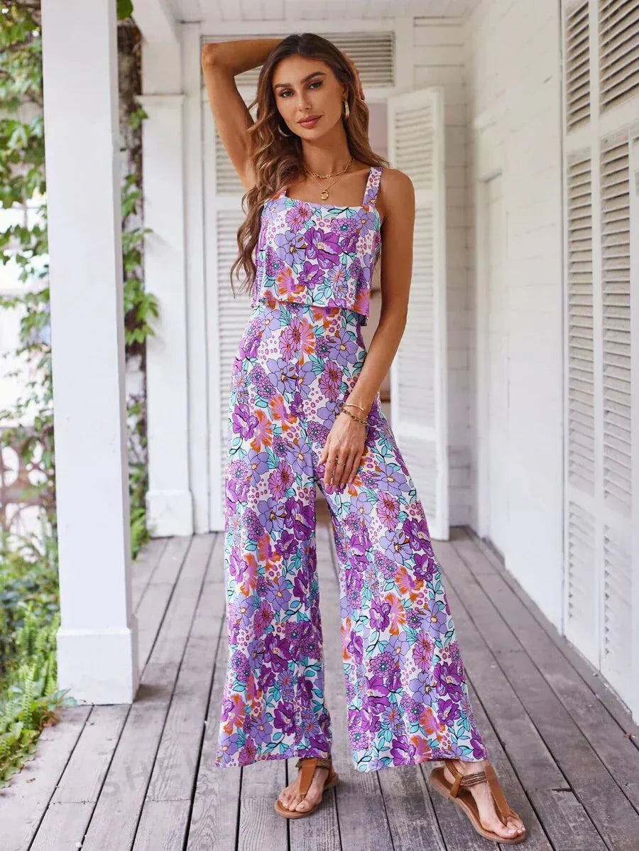 Flora | Wide-Leg Floral Jumpsuit