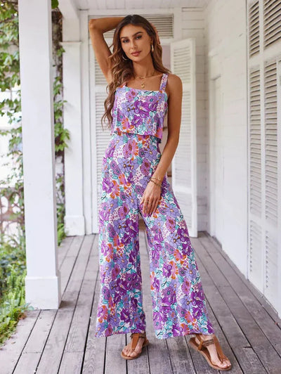 Flora | Wide-Leg Floral Jumpsuit