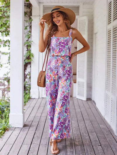 Flora | Wide-Leg Floral Jumpsuit