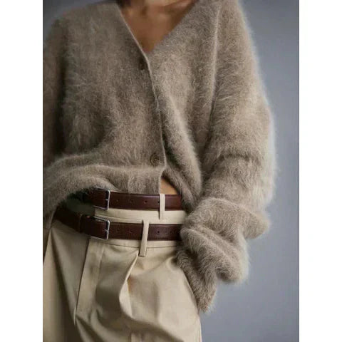 Elara | Fuzzy Cardigan