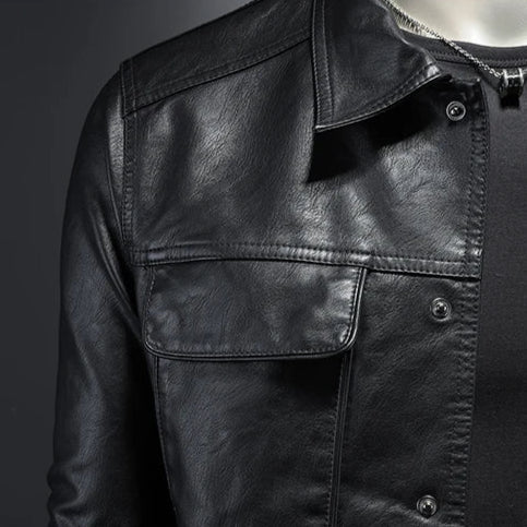 Hugo | Tailored Leather Jacket