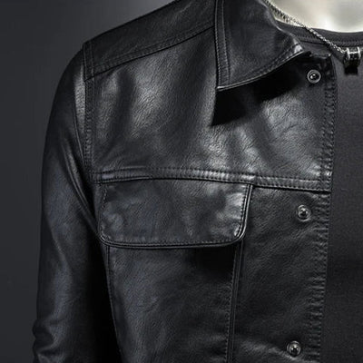Hugo | Tailored Leather Jacket