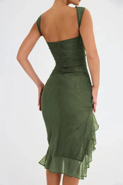Vivienne | Ruffled Hem Cocktail Dress