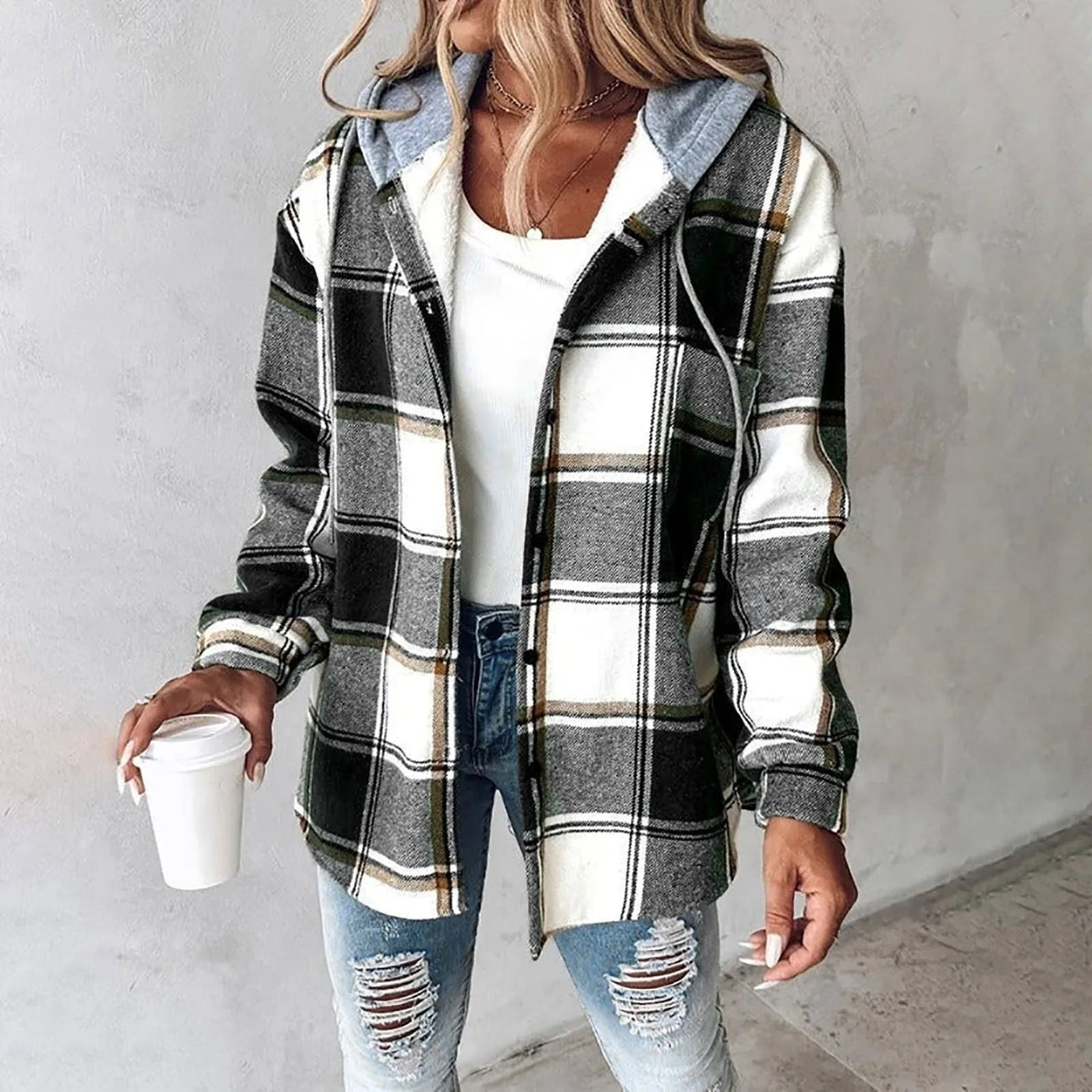 Clara | Plaid Jacket