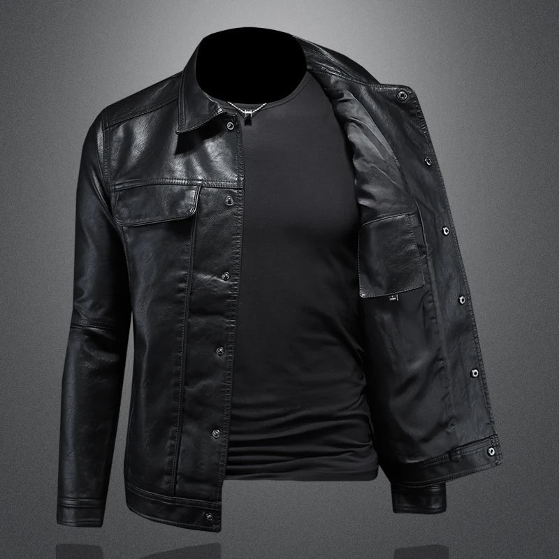 Hugo | Tailored Leather Jacket