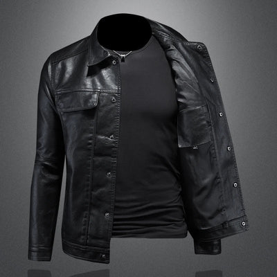 Hugo | Tailored Leather Jacket