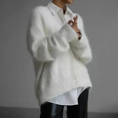 Elara | Fuzzy Cardigan