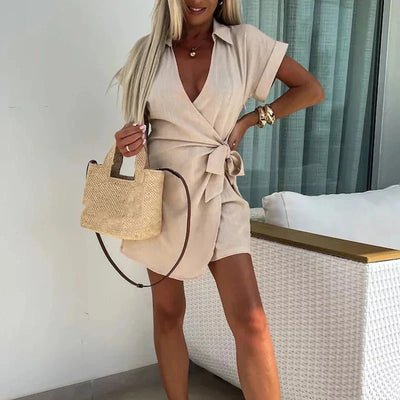 Camila | Wrap-Style Mini Dress