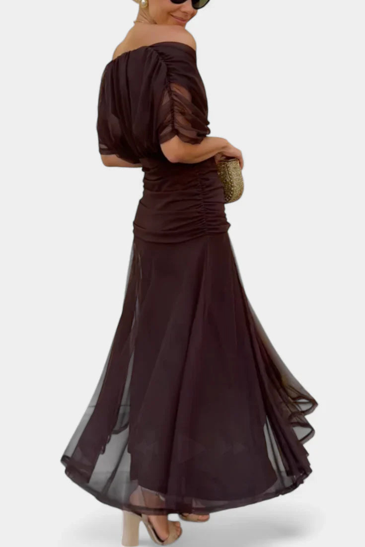 Juliana | Off-Shoulder Midi Dress