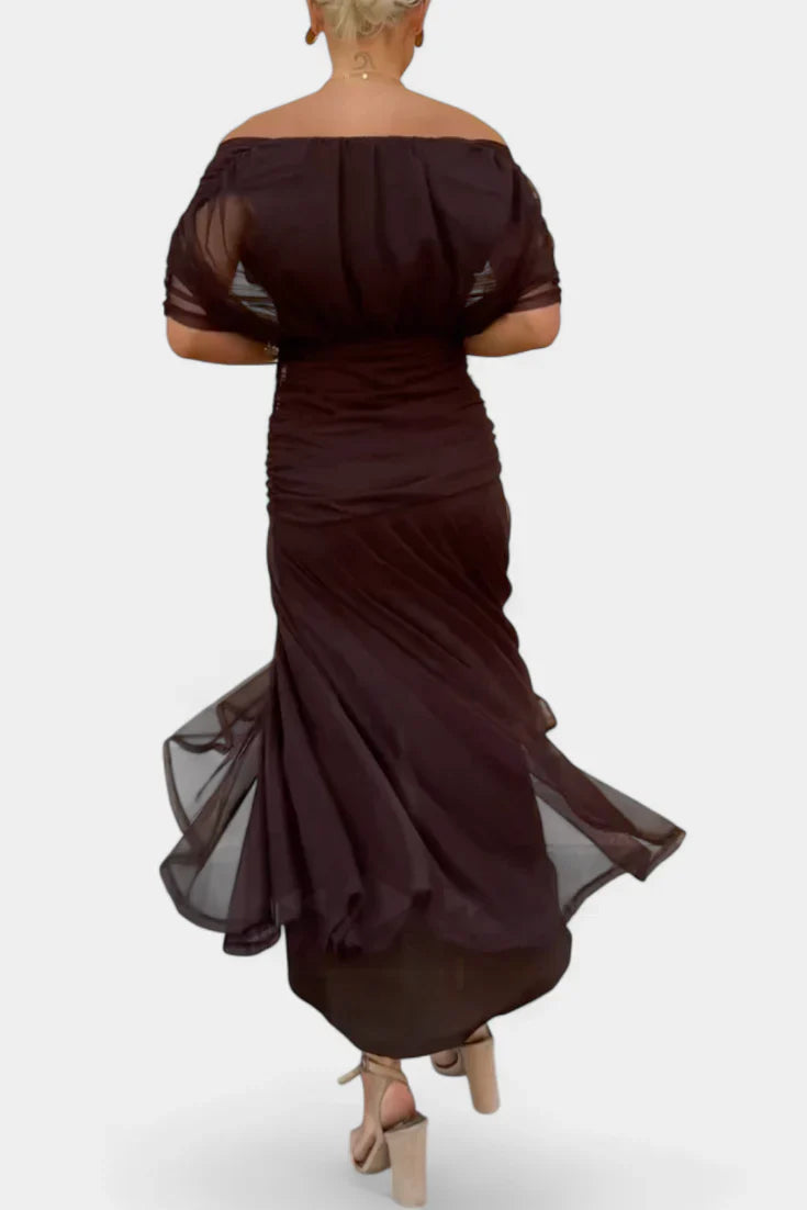Juliana | Off-Shoulder Midi Dress