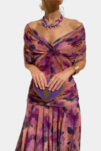 Juliana | Off-Shoulder Midi Dress