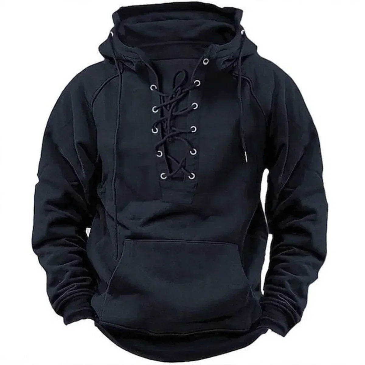 Rowan | Heavyweight Lace-Up Hoodie