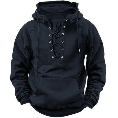 Rowan | Heavyweight Lace-Up Hoodie