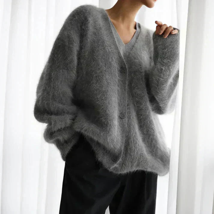 Elara | Fuzzy Cardigan