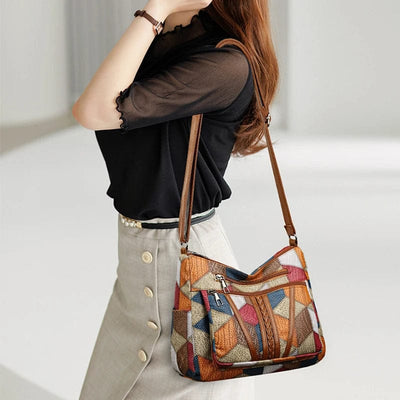 Marisol | Patchwork Shoulder Bag