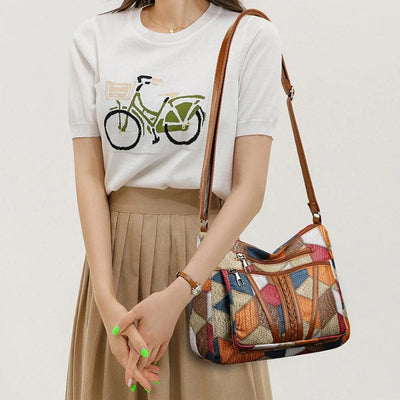 Marisol | Patchwork Shoulder Bag