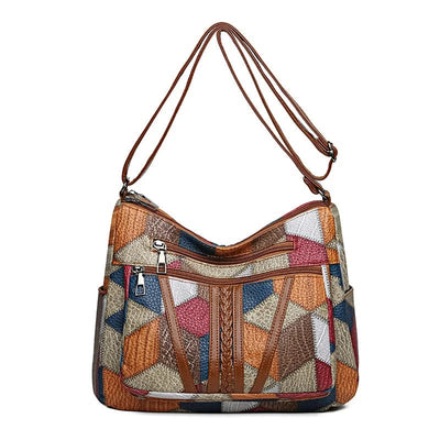 Marisol | Patchwork Shoulder Bag
