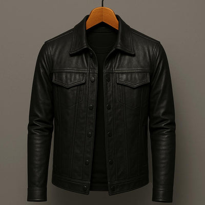 Hugo | Tailored Leather Jacket