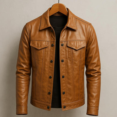 Hugo | Tailored Leather Jacket
