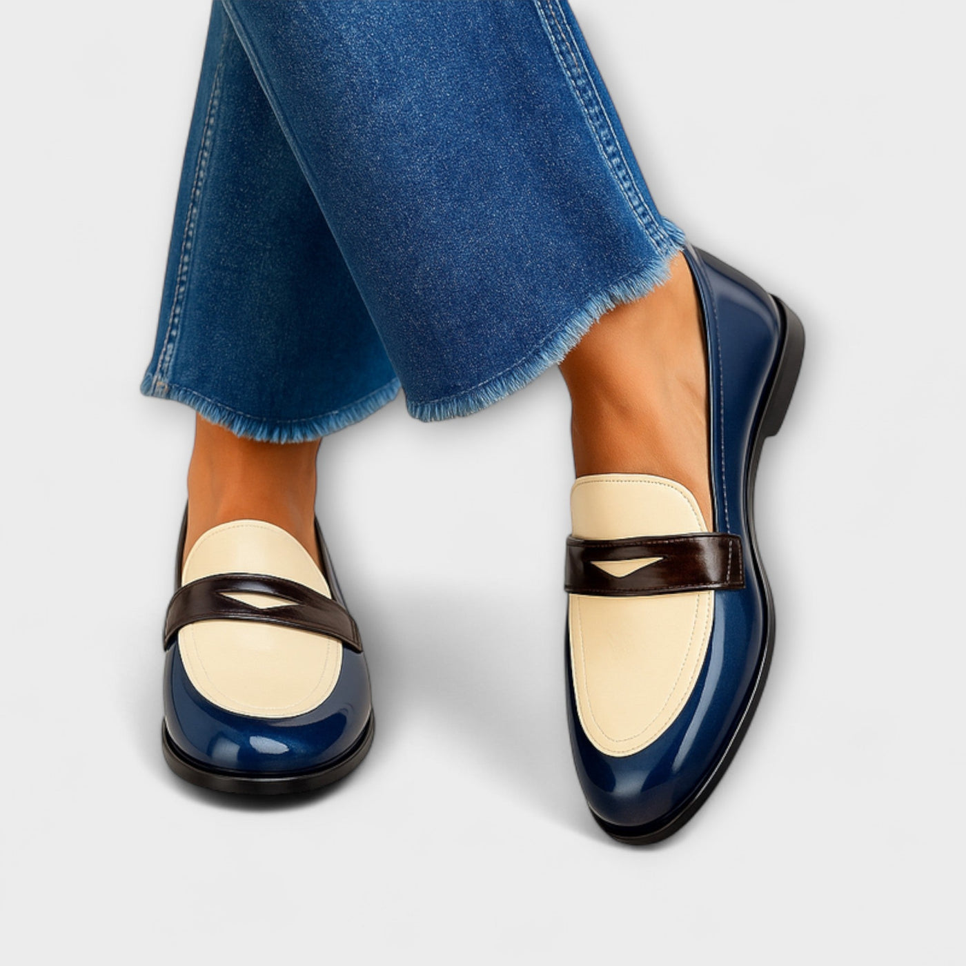 Clara | Two-Tone Loafers