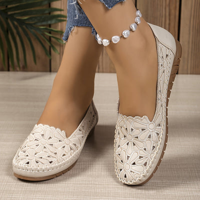 Dahlia | Cut-Out Slip-On Flats