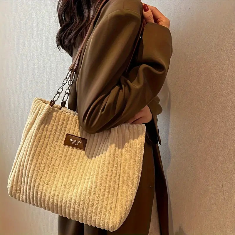 Amira | Corduroy Tote Bag