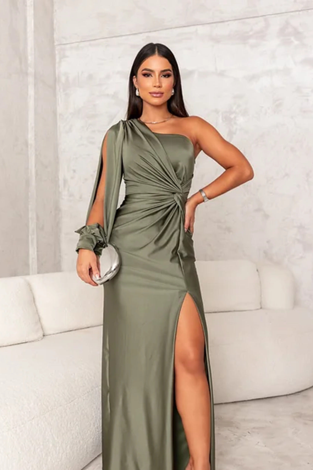 Sophia | One-Shoulder Maxi Dress