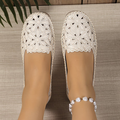 Dahlia | Cut-Out Slip-On Flats