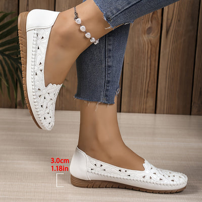 Dahlia | Cut-Out Slip-On Flats