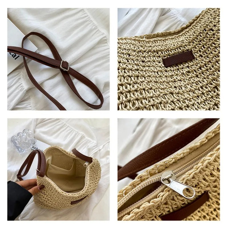 Eliana | Woven Shoulder Bag