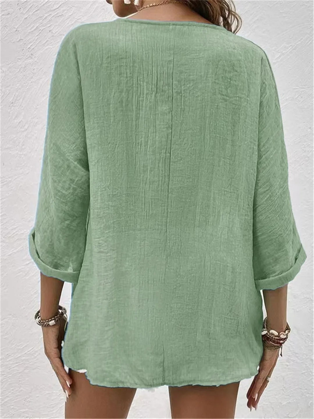Lilou | Relaxed V-Neck Blouse