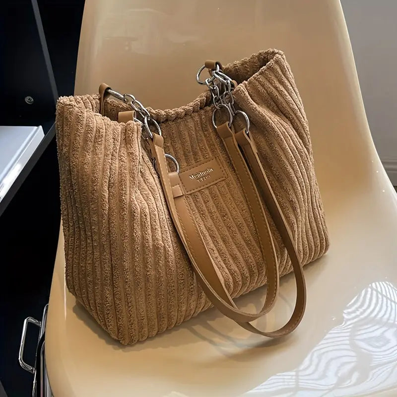 Amira | Corduroy Tote Bag