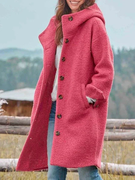 Maya | Hooded Long Coat